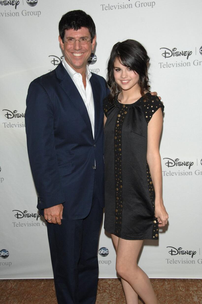 Rich Ross and Selena Gomez at the "TCA - All Star Party."