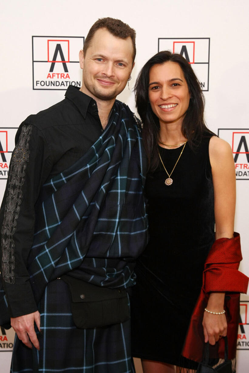 Holter Graham and Neela Vashwani at the 2012 AFTRA Media and Entertainment Excellence Awards.