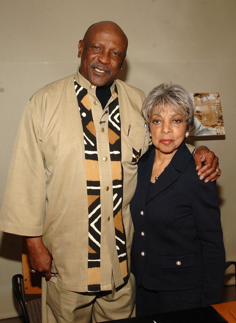 Louis Gossett, Jr. and Ruby Dee at the "Campaign for The Ossie Davis Endowment."