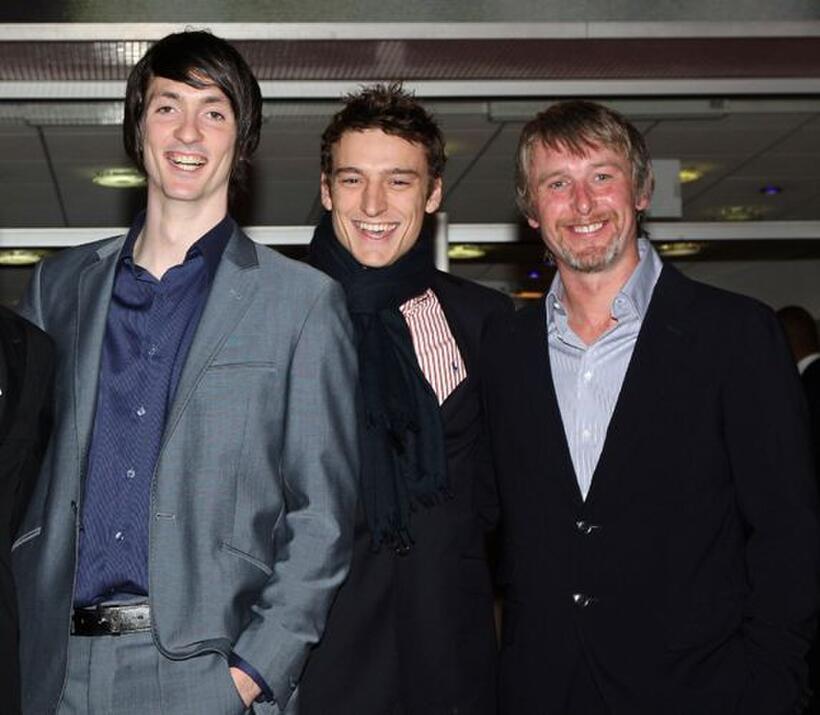 Brian Milligan, Guest and Stuart Graham at the premier of "Hunger" during the BFI 52'nd London Film Festival.