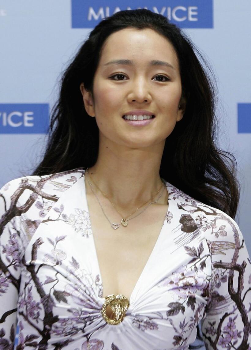 Gong Li at the photocall of "Miami Vice."