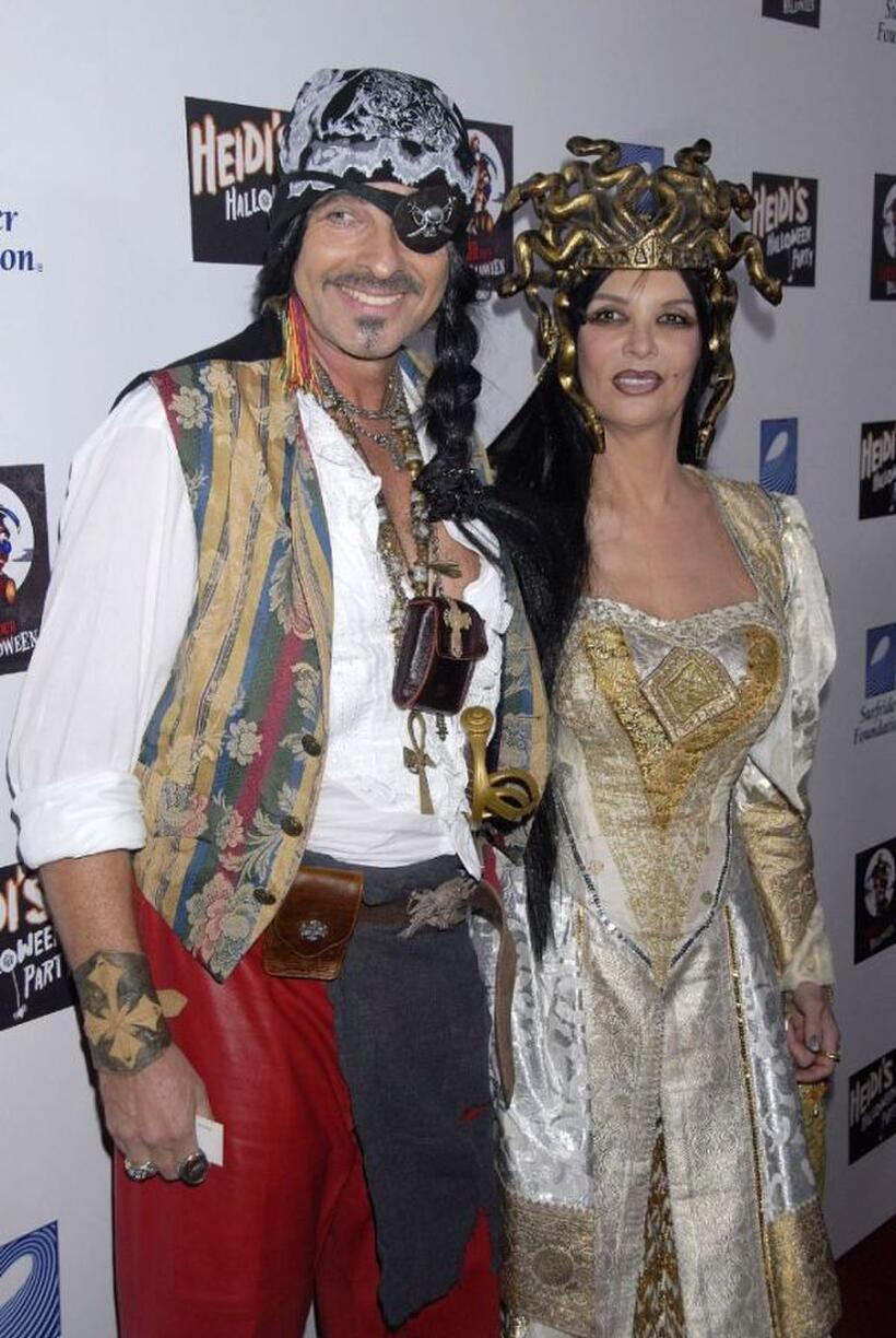 Thomas Gottschalk and Thea Gottschalk at the Heidi Klum's 8th Annual Halloween party.