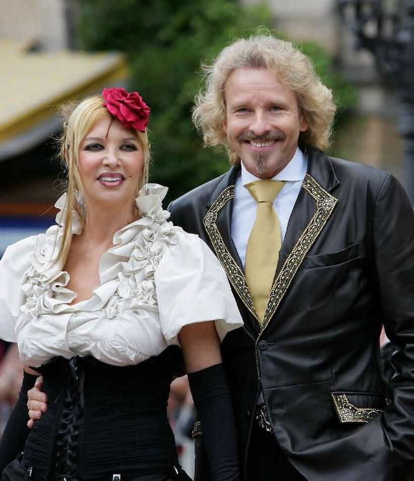 Thea Gottschalk and Thomas Gottschalk at the Richard Wagner Festival.