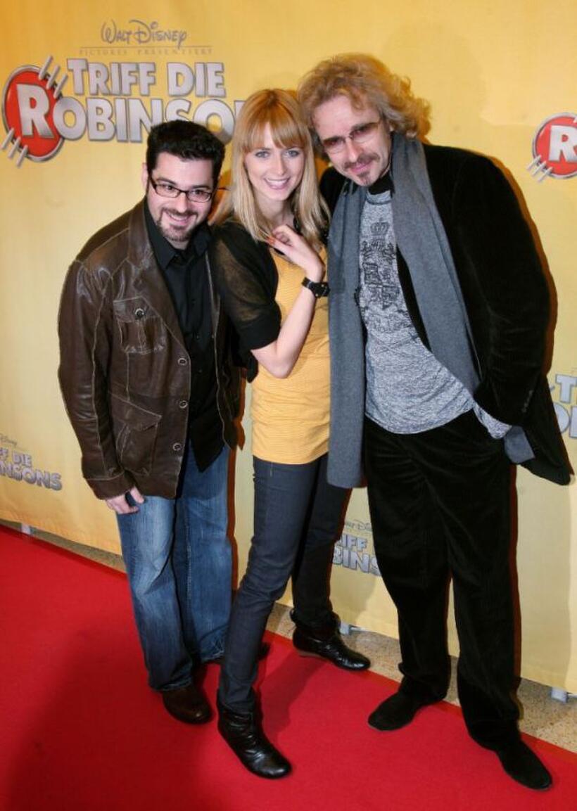 Rick Kavanian, Eva Padberg and Thomas Gottschalk at the German premiere of "Meet the Robinsons."