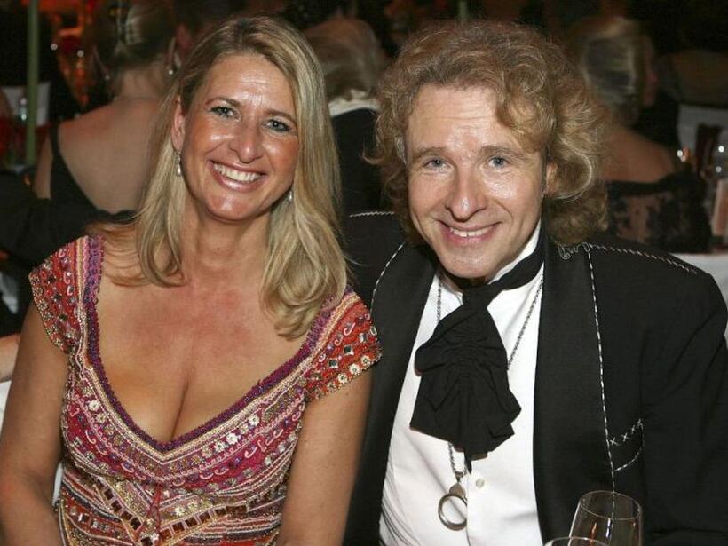 Raphaela Ackermann and Thomas Gottschalk at the 2007 Sports Gala "Ball des Sports."