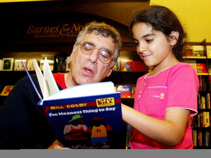 Elliott Gould and Donna Kahen Talei at the Anti-Defamation League 'Close the Book on Hate the 3rd annual nationwide campaign.