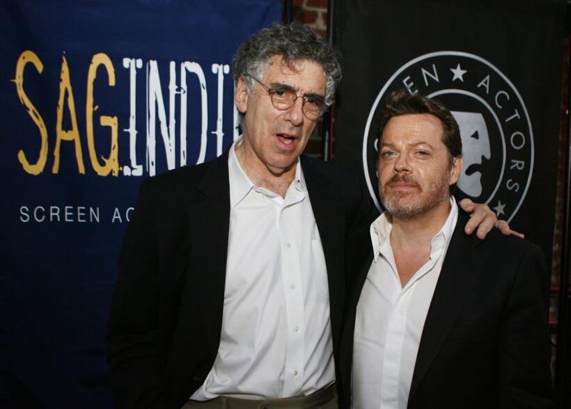 Elliott Gould and Eddie Izzard at the reception held by SAG and SAGIndie to celebrate the films and performances of the L.A. Film Festival at Tengu.
