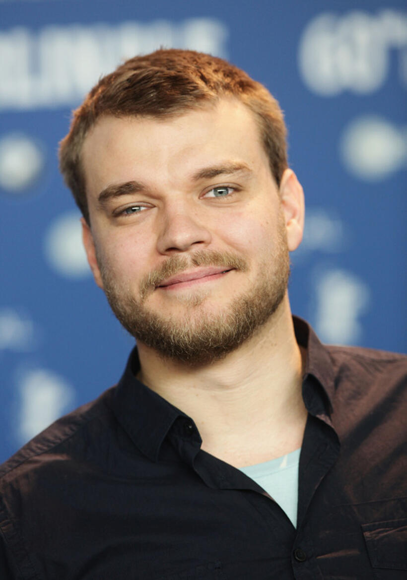 Pilou Asbaek at the photocall of "En Famille" during the 60th Berlin International Film Festival in Germany.