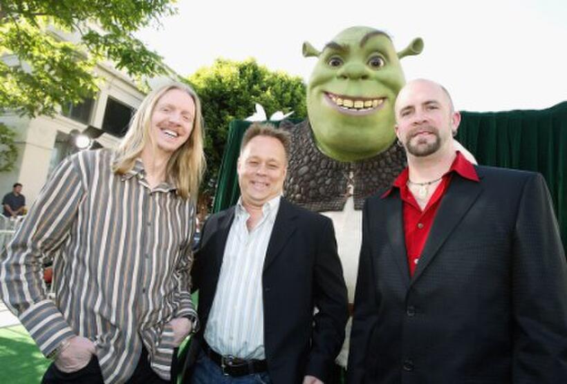 Andrew Adamson, Kelly Asbury and Conrad Vernon at the Los Angeles premiere of "Shrek 2."