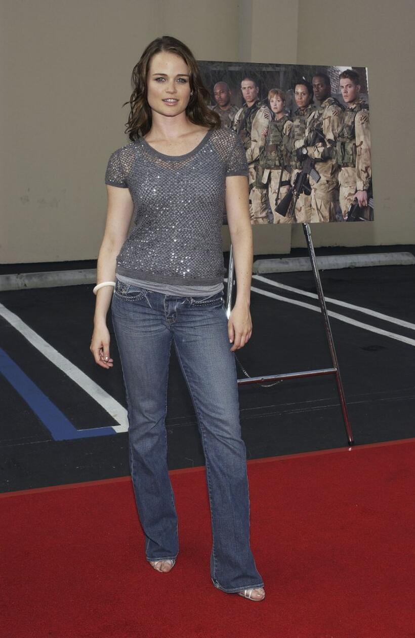 Sprague Grayden at the screening of "Over There."