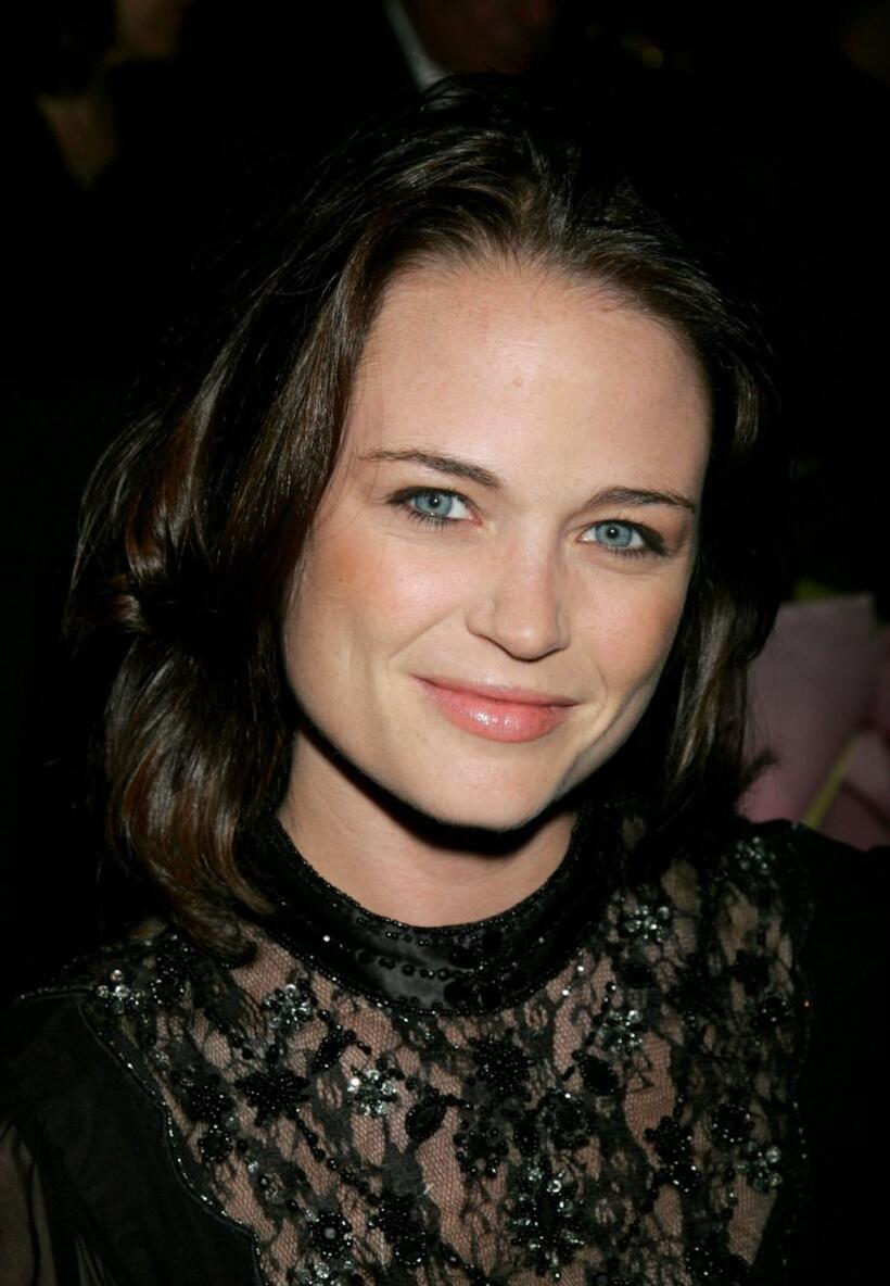 Sprague Grayden at the Sue Wong Spring 2007 show during the Mercedes Benz Fashion Week.