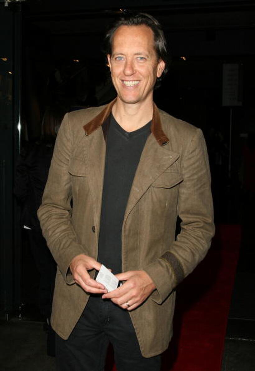 Richard E. Grant at the Sydney premiere of "Romulus, My Father" at the Sydney Theatre.