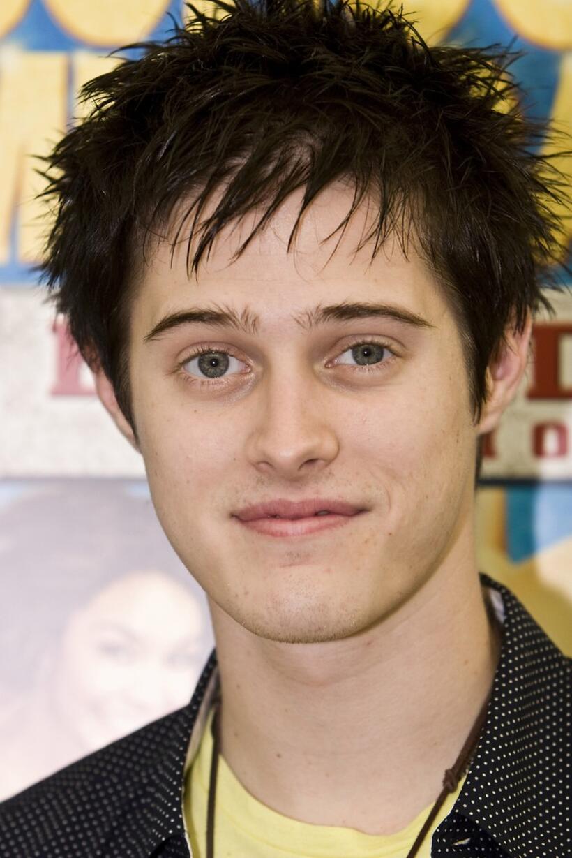 Lucas Grabeel at the promotional tour of "High School Musical."