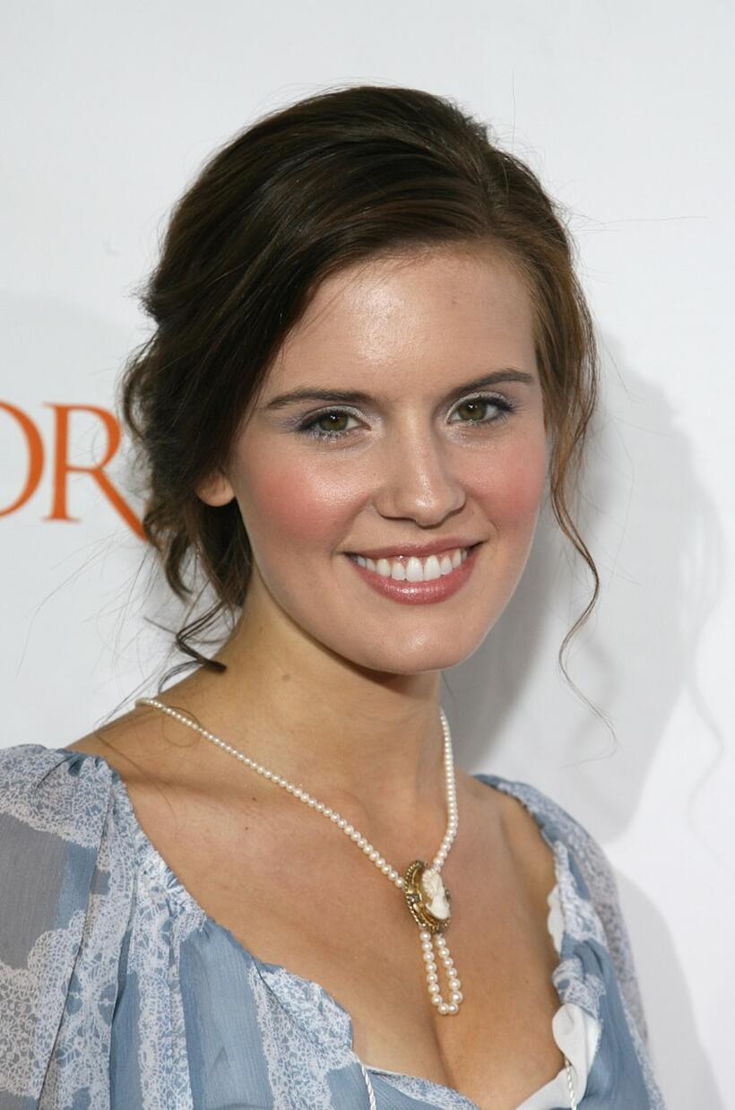Maggie Grace at the premiere screening of "The Tudors."