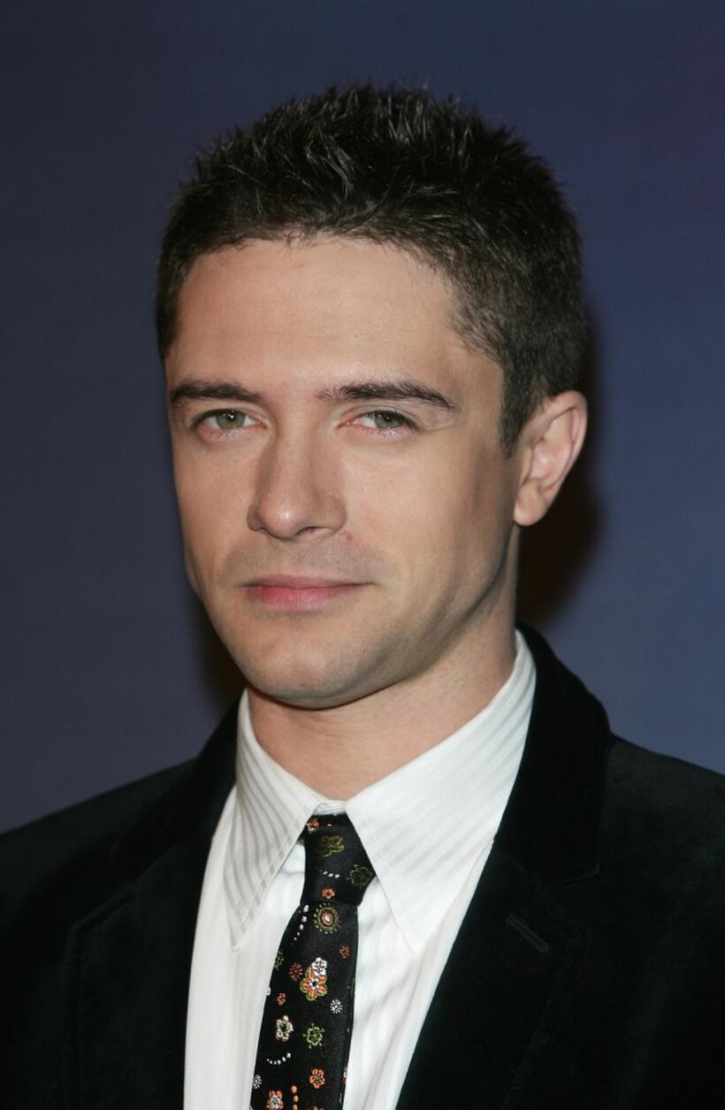 Topher Grace at the Paris film premiere of "Spider-Man 3".