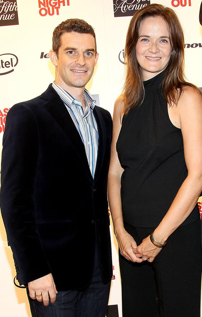 Nick Reynolds and Enid Graham at the Saks Fifth Avenue in New York.