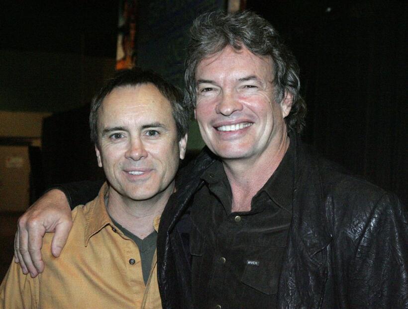 Jeffrey Combs and Gary Graham at the Grand Slam XIV: The Sci-Fi Summit.