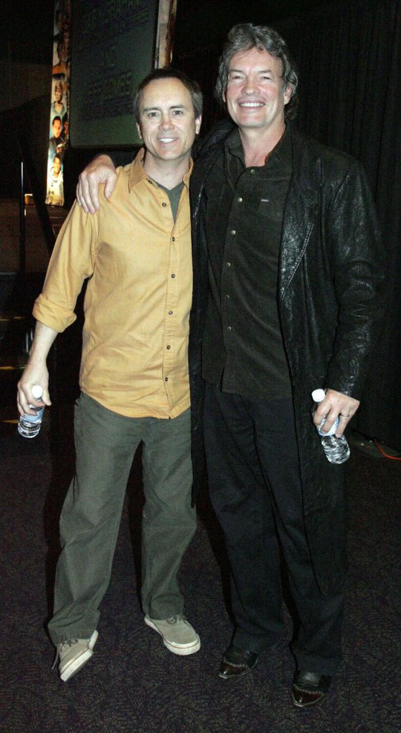 Jeffrey Combs and Gary Graham at the Grand Slam XIV: The Sci-Fi Summit.