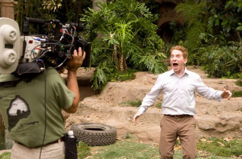 Seth Green on the set of "Old Dogs."