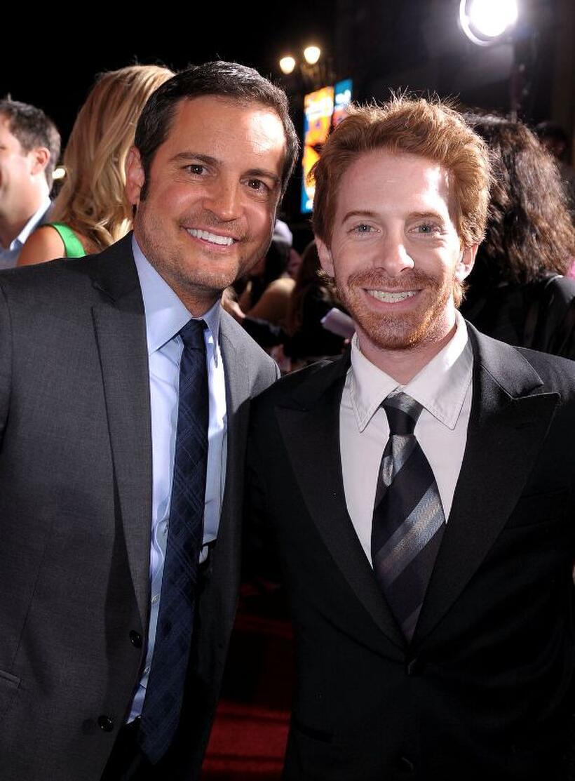 Director Walter Becker and Seth Green at the California premiere of "Old Dogs."