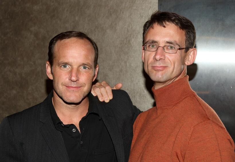 Clark Gregg and Chuck Palahniuk at the screening of "Choke."