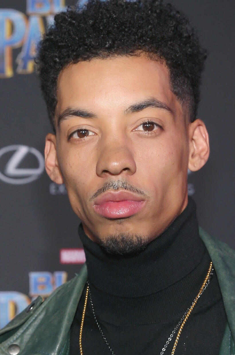 Melvin Gregg at the world premiere of "Black Panther" in Hollywood.