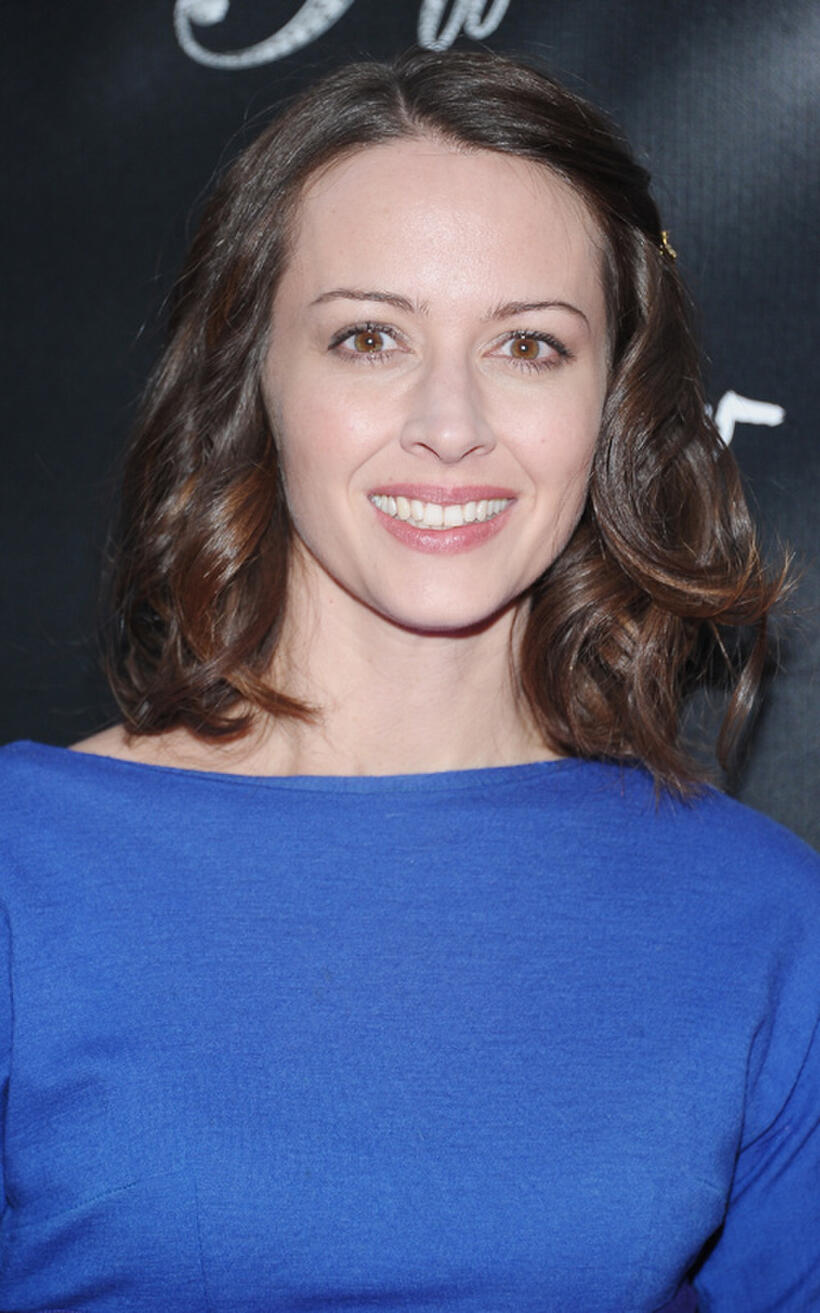 Amy Acker at the Broadway opening night of "Breakfast At Tiffany's."