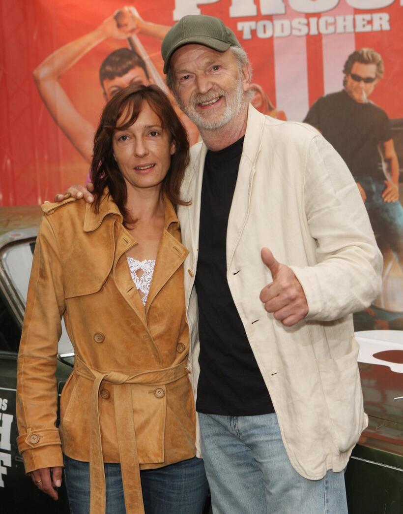 Gabriela Lehmann and Michael Gwisdek at the special screening of "Death Proof."