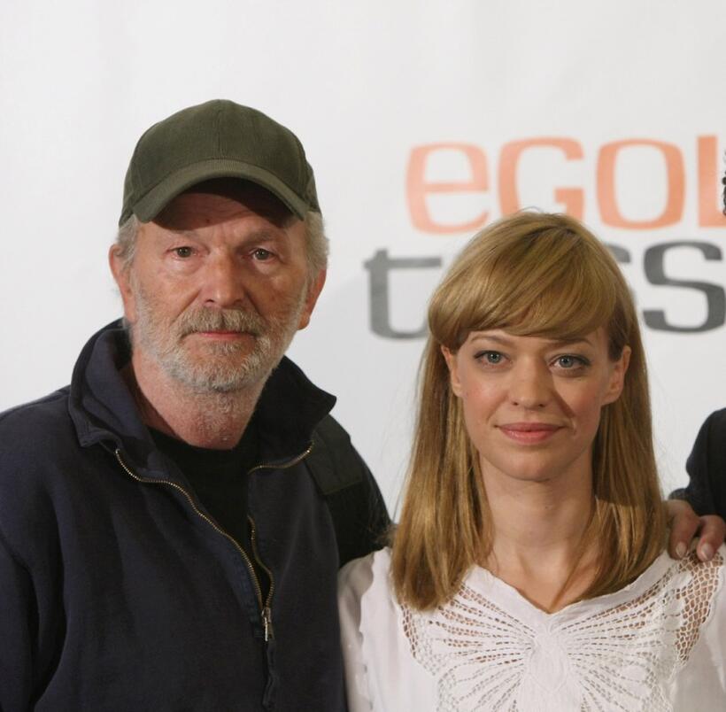 Michael Gwisdek and Heike Makatsch at the photocall of "Hilde."