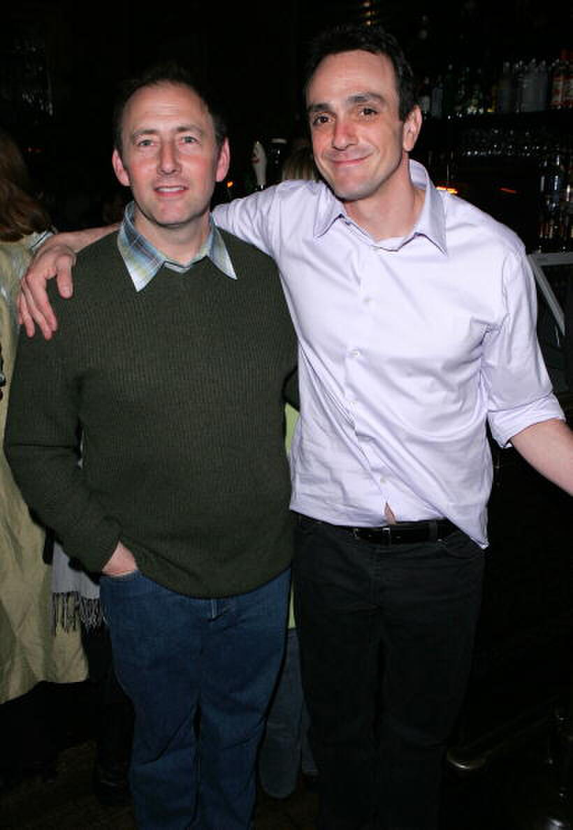 Arye Gross and Hank Azaria at the "Special Thanks To Roy London" screening after party during the Tribeca Film Festival.