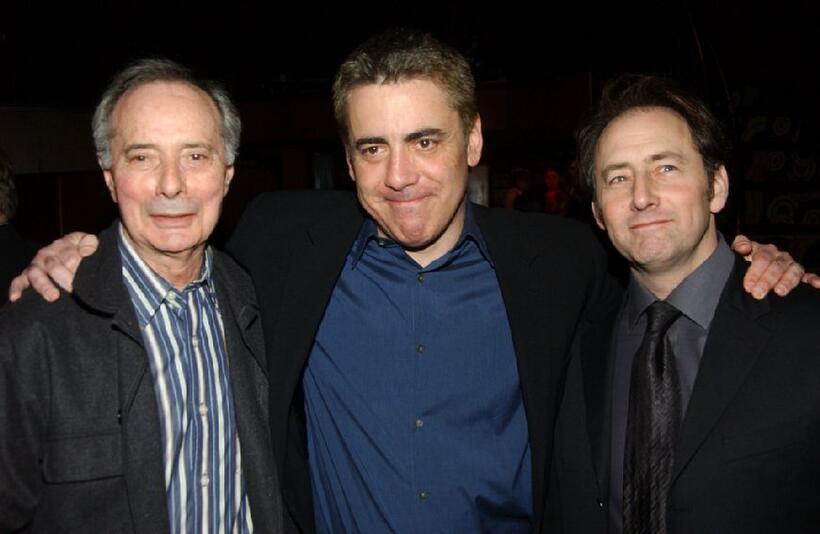 Alan Miller, Adam Arkin and Arye Gross at the after party of the opening of "Brooklyn Boy."