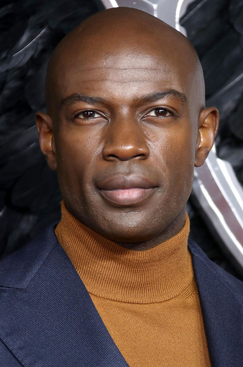David Gyasi at the European premiere of "Maleficent: Mistress of Evil" in London.