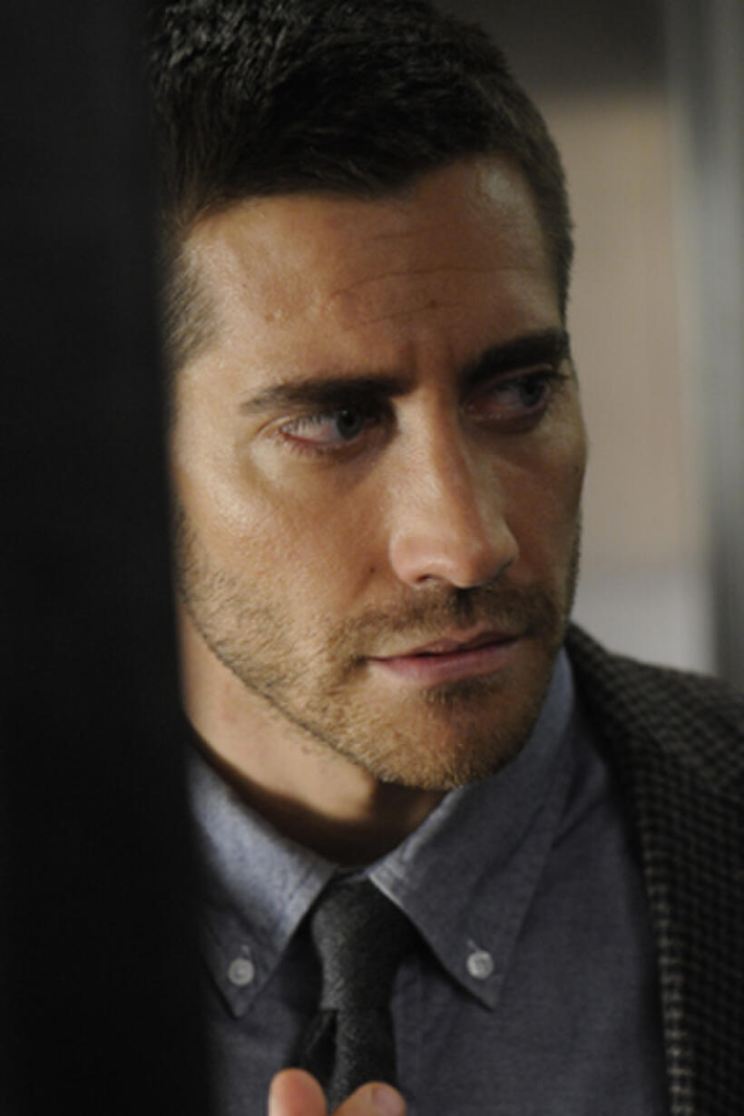 Jake Gyllenhaal as Colter Stevens in ``Source Code.''