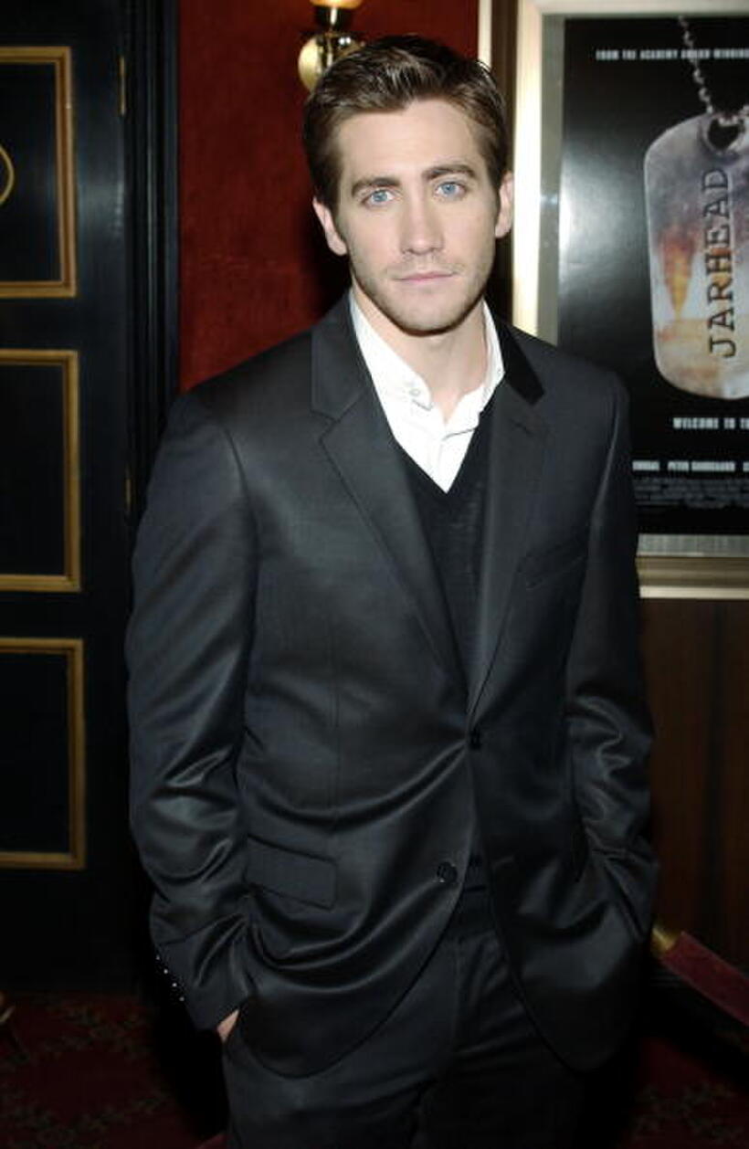 Jake Gyllenhaal at the premiere of “Jarhead” in New York City. 