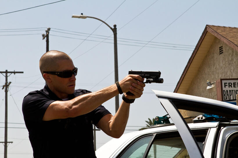 Jake Gyllenhaal in "End of Watch."