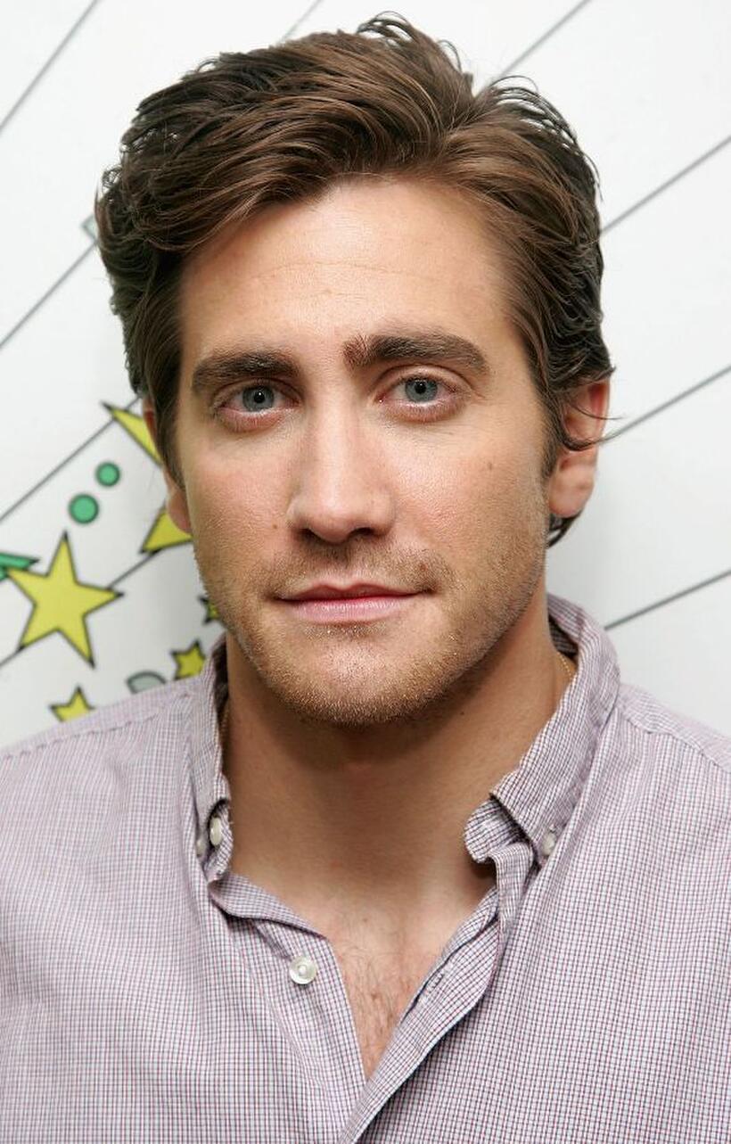 Jake Gyllenhaal at the MTV's Total Request Live.