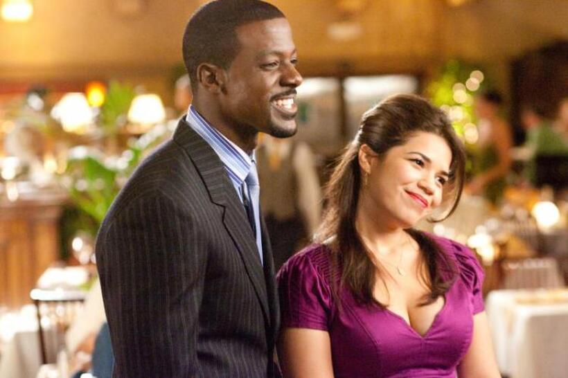 Lance Gross and America Ferrera in "Our Family Wedding."