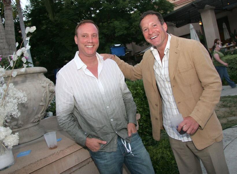 Steve Guttenberg and Rick Fine at the Hallmark Channel 2006 summer TCA party.