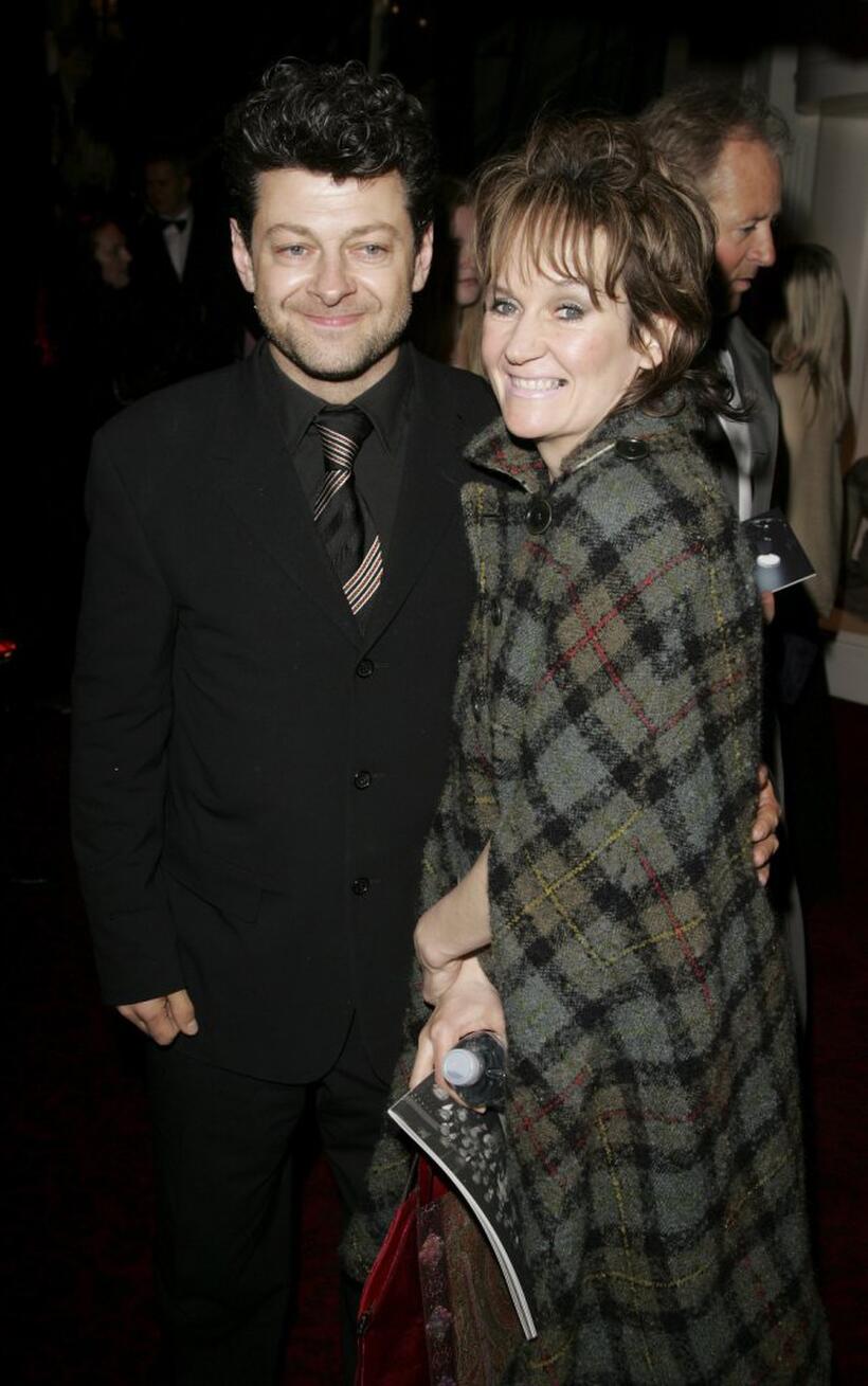 Andy Serkis and his wife Lorraine Ashbourne at the Official BAFTA after show party following The Orange British Academy Film Awards (BAFTAs).