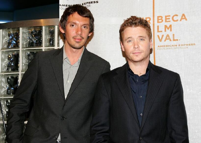 Lukas Haas and Kevin Connolly at the press conference for the film "Gardener Of Eden" at the 2007 Tribeca Film Festival.
