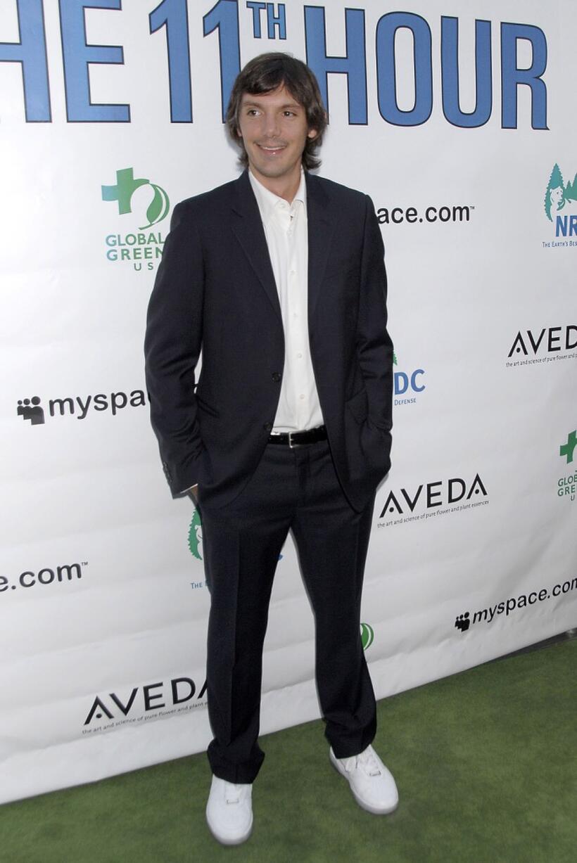 Lukas Haas at the premiere of "The 11th Hour."