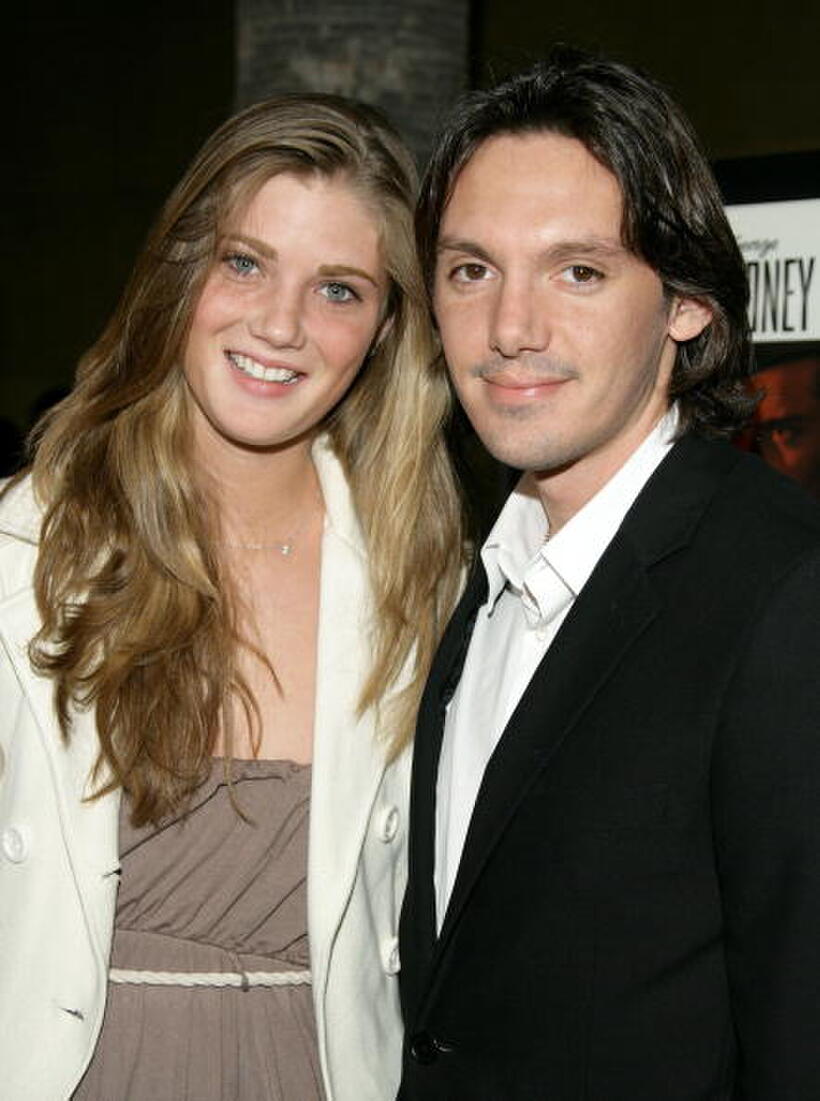 Lukas Haas and guest at the premiere of "The Good German."