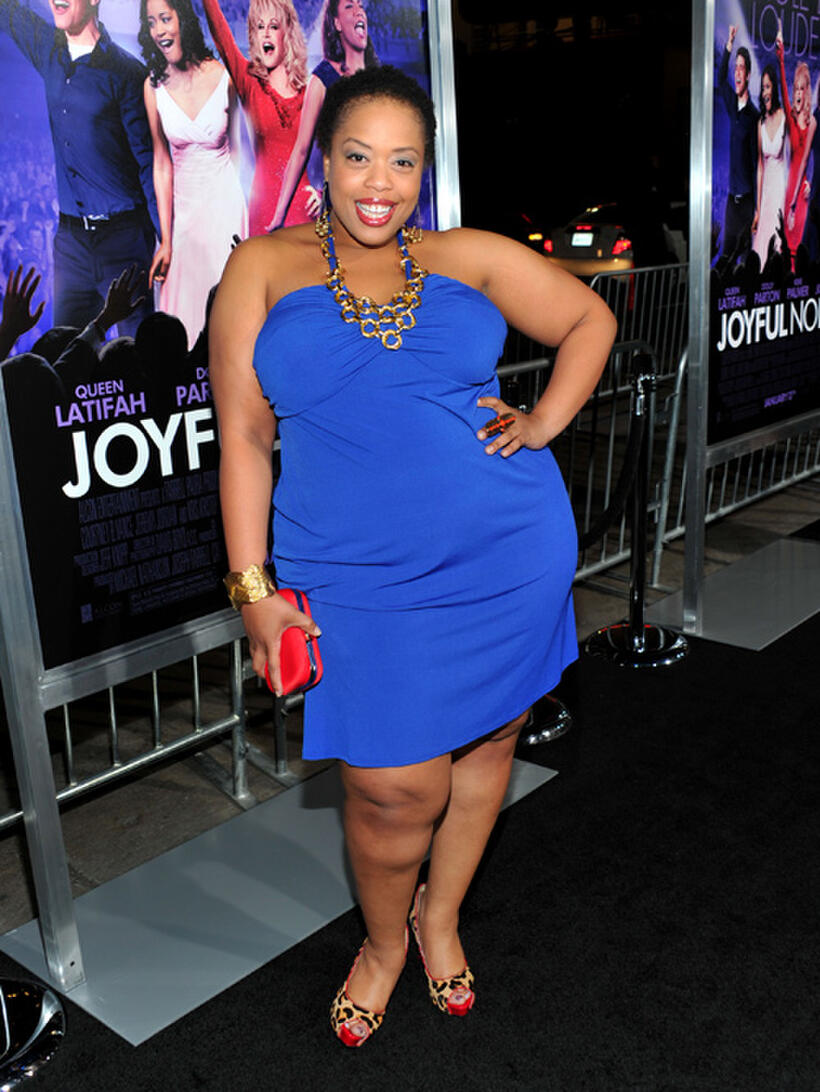 Angela Grovey at the world premiere of "Joyful Noise" in California.