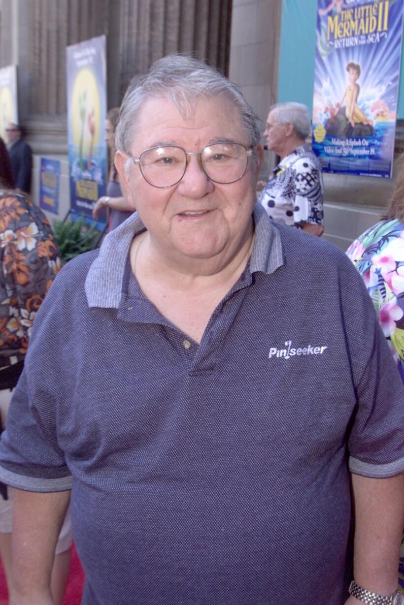 Buddy Hackett at the premiere of "The Little Mermaid II: Return to the Sea."