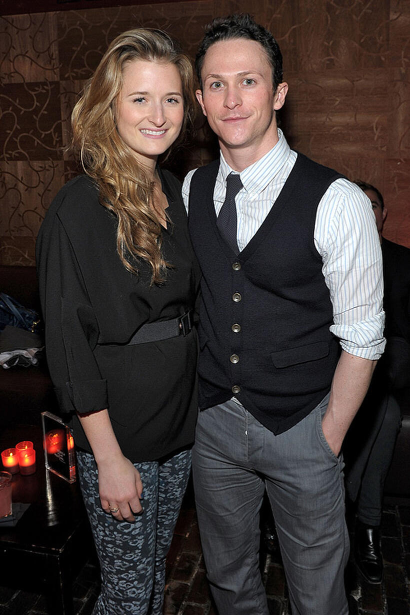 Grace Gummer and Jonathan Tucker at the after party of "Meskada" during the 2010 Tribeca Film Festival.