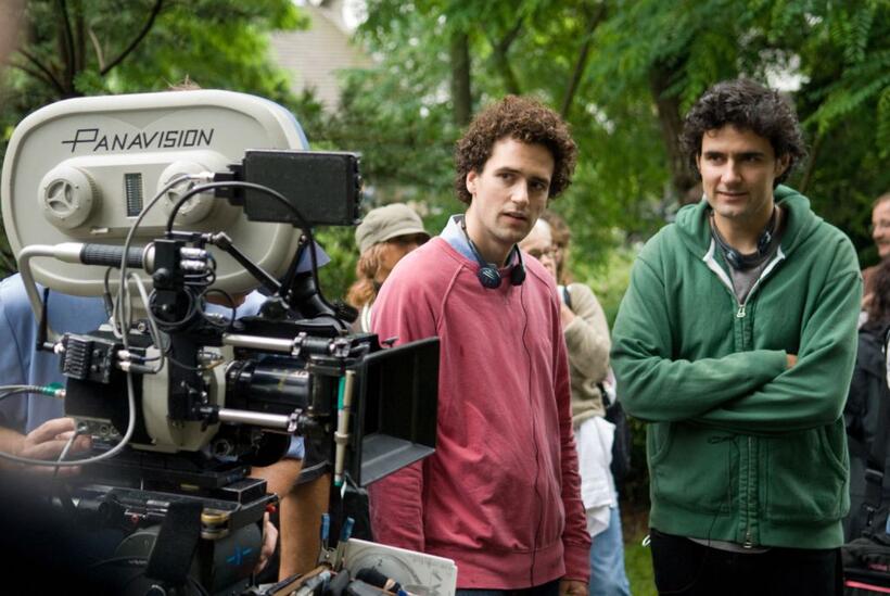 Directors Charles and Tom Guard on the set of "The Uninvited."