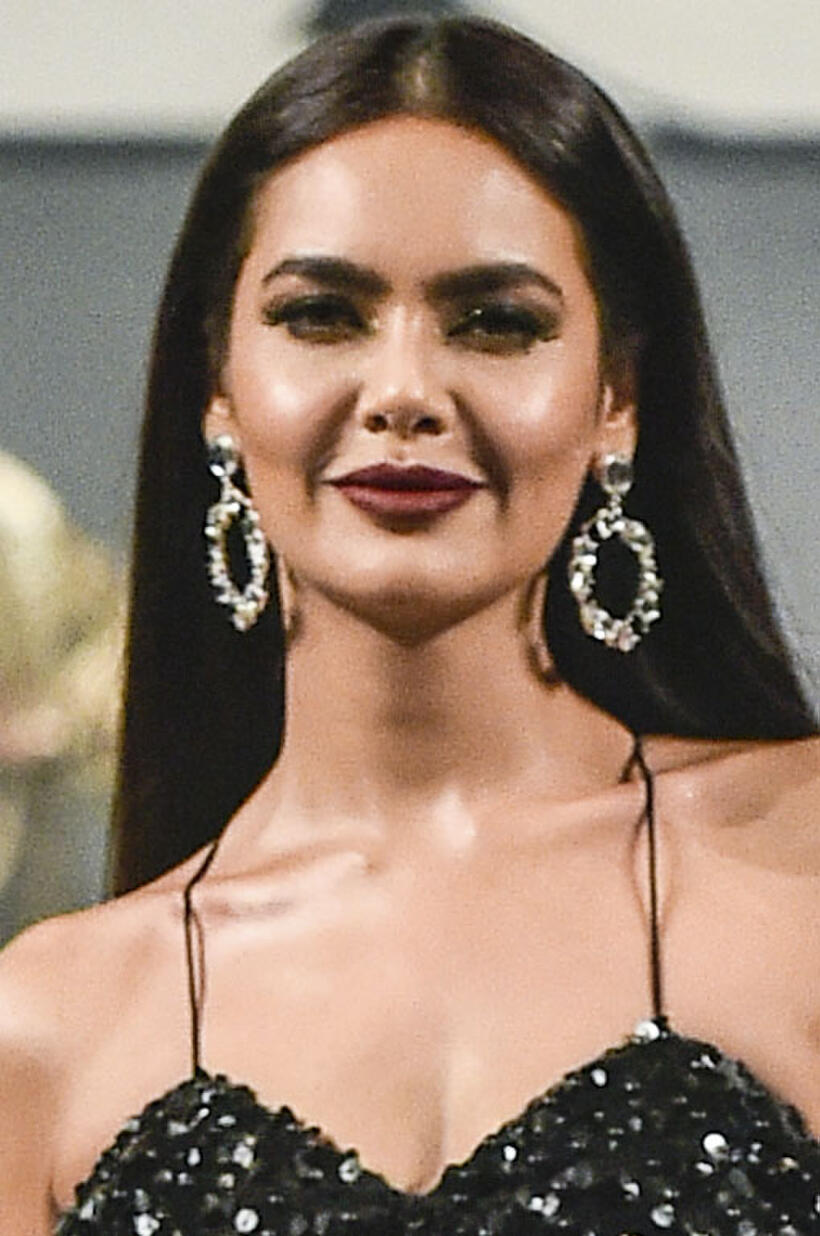 Esha Gupta at the Splash 25 fashion show in Dubai.