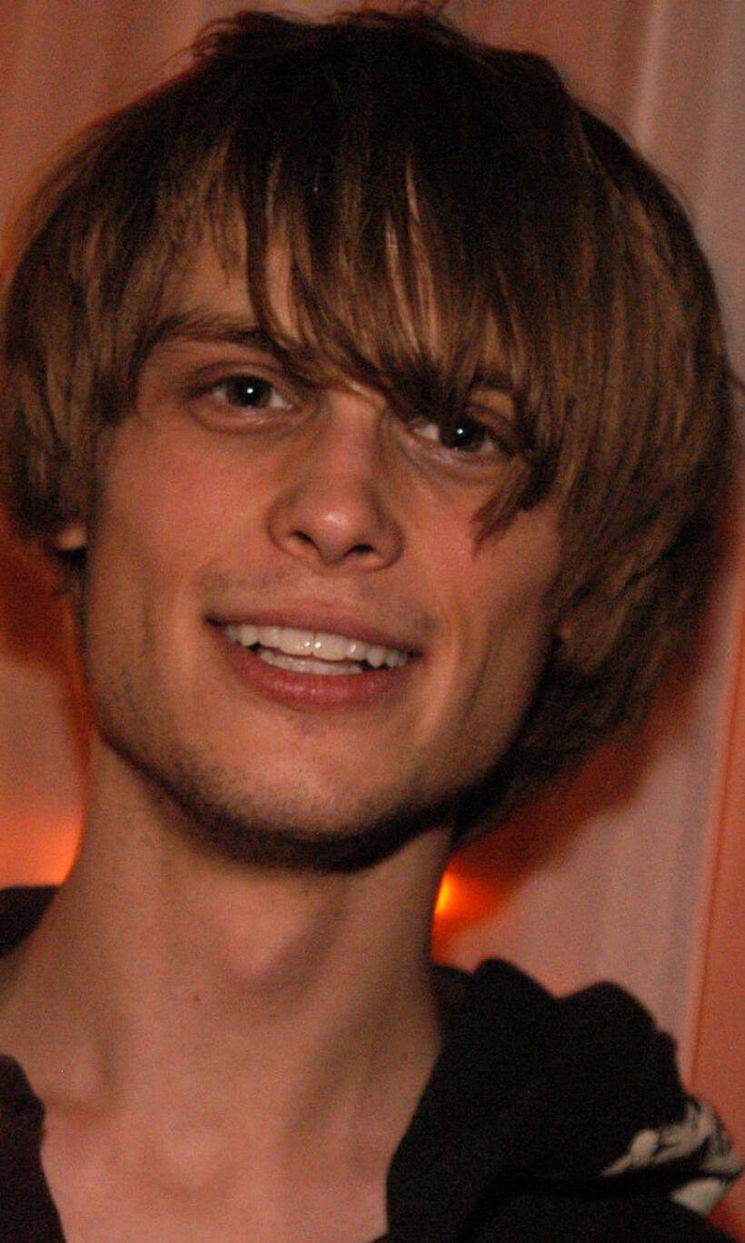 Matthew Gray Gubler at the Christopher Deane after party.