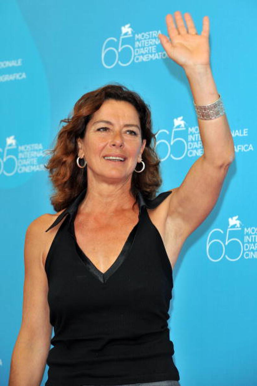 Monica Guerritore at the 65th Venice Film Festival.