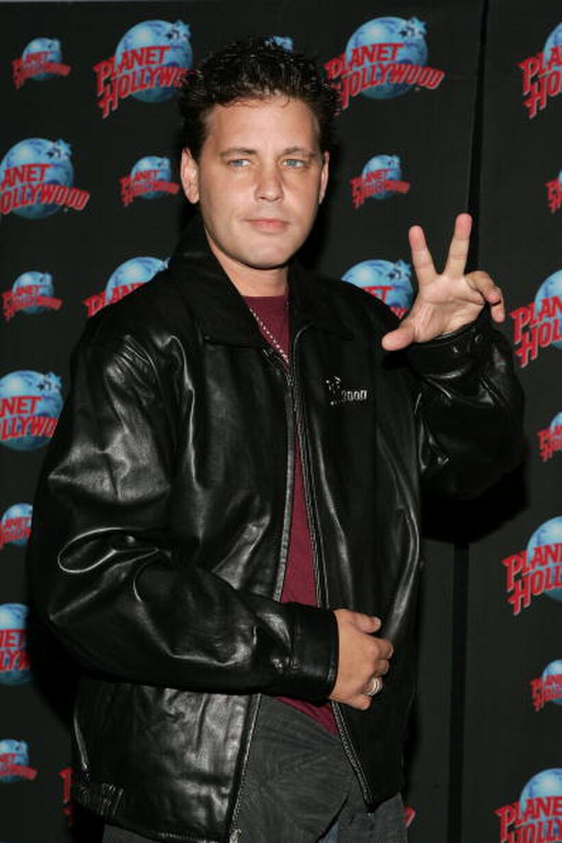 Corey Haim at the Planet Hollywood Times Square for his handprint ceremony.